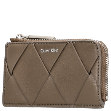 Calvin Klein Woven - Portacarte di credito 4cc 15.5 cm (teak)