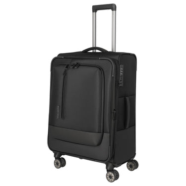 Travelite Crosslite - 4-Wheel Trolley M 66 cm Adult (Color: black)
