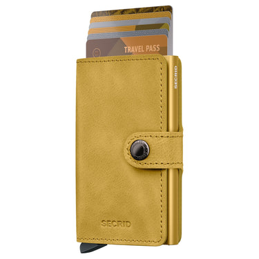 Secrid Vintage Miniwallet - Geldbörse RFID 6.5 cm (yellow)