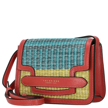 The Bridge Lucrezia Wow - Umhängetasche 21 cm (verde/blu/azzurro)