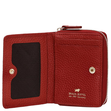 Braun Büffel Asti Mini - Portafoglio 5cc 10 cm (rosso)
