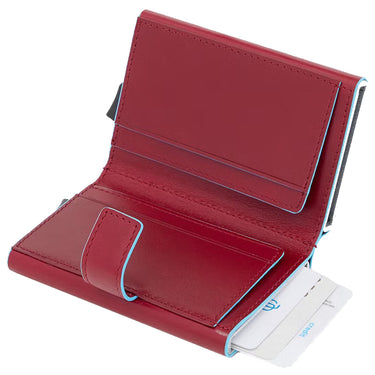 Piquadro Blue Square - Kreditkartenetui 10cc 10 cm RFID (red)