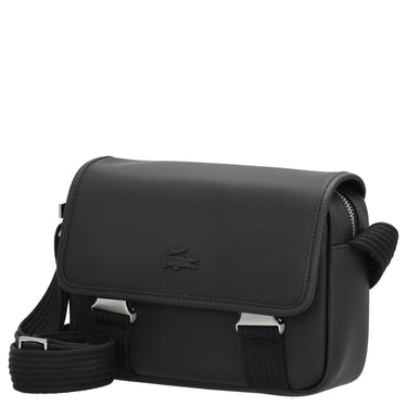 Lacoste Men's Classic - Borsa a tracolla 22.5 cm (nero)