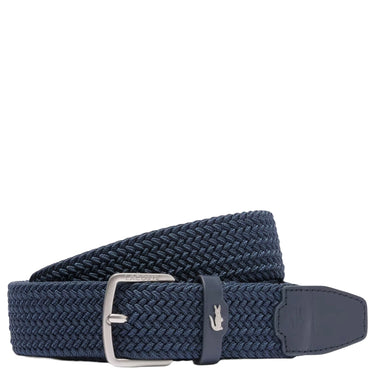 Lacoste Casual - Ceinture stretch 3,5 cm (navy blue/obscurity-haiti blue-white-lemon-white, 100 cm)