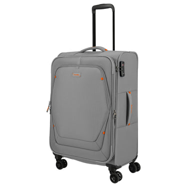 Travelite Umbria - Trolley 4 roulettes M 67 cm (Couleur : gris fumé)
