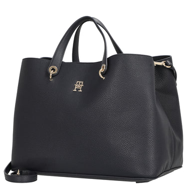 Tommy Hilfiger TH Emblem - Borsa a mano 37.5 cm (blu spaziale)