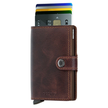 Secrid Vintage Miniwallet - Wallet RFID 6.5 cm (chocolate)