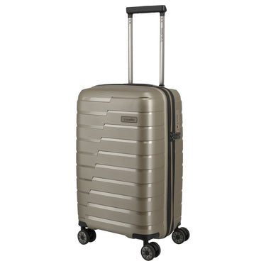Travelite Air Base Slim - Trolley da cabina con 4 ruote S 55 cm (champagne)