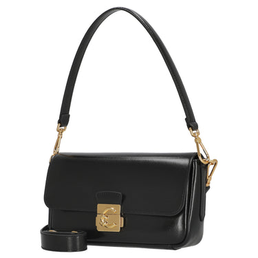 Coccinelle C-Me Lock Shiny Medium - Sac bandoulière 24 cm (noir)