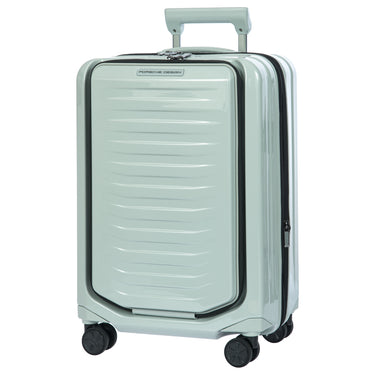Porsche Design Roadster Hardcase - 4-Wheel Cabin Trolley with Front Pocket S 55 cm (chalk shiny)