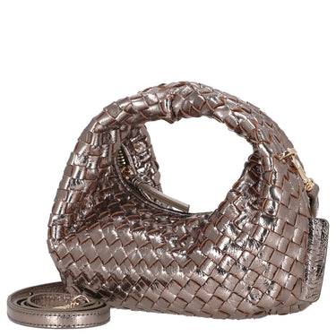 Les Visionnaires Greta Micro Weave Metallic - Henkeltasche (light bronze)
