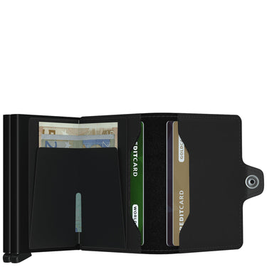 Secrid Matte Twinwallet - Wallet 12cc 7 cm RFID (Color: black)