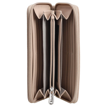 Mandarina Duck Mellow Leather - Wallet 12cc 19 cm (Color: warm taupe)