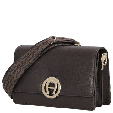 Aigner Livia - Umhängetasche + Tuch 20 cm S (espresso brown)