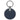 Porsche Design Circle - Schlüsselanhänger 9 cm (dark blue)