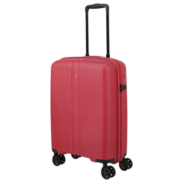 Travelite Air Stripe - Trolley da cabina con 4 ruote 55 cm (rosso)