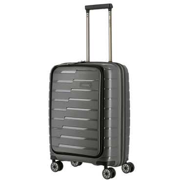 Travelite Air Base - 4-Rollen-Kabinentrolley mit Vortasche S 55 cm (anthracite)