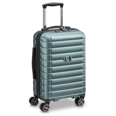Delsey Paris Shadow 5.0 - Maleta de cabina de 4 ruedas USB 55 cm (verde)