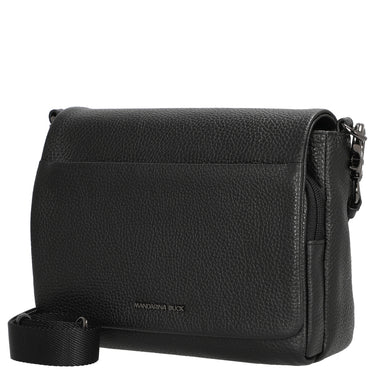 Mandarina Duck Mellow Leather - Borsa a tracolla 22 cm (nero)