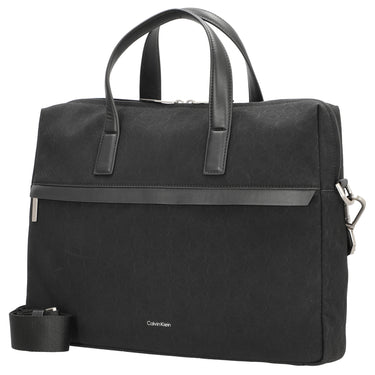 Calvin Klein Must - Borsa da lavoro 38 (twill mono nero)