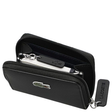 Lacoste Mini L.12.12 Concept - Portefeuille 4 cartes 11,5 cm (noir)