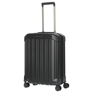Piquadro PQ-Light - Ultra Slim 4-Wheel Cabin Trolley 55 cm (matt black)