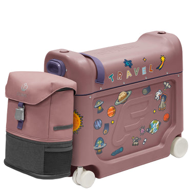 Stokke® JetKids™ Reiseset BedBox 46 cm Set 2 pz. - Trolley da cabina a 4 ruote (colore: hazy lilac)