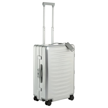 Porsche Design Roadster - Trolley 4 roulettes en aluminium (Taille : M, 67 cm, Couleur : argent)