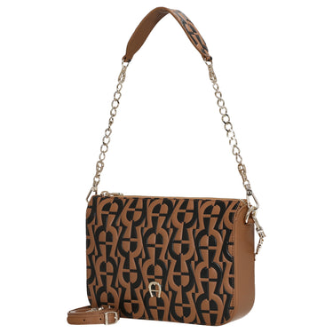Aigner Pria - Bolso de hombro 21 cm XS (color: marrón arce)
