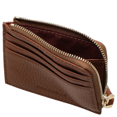 Coccinelle Tassel - Étui pour cartes de crédit 6cc 10 cm (Couleur : cognac)