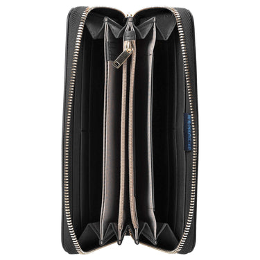 Piquadro Dafne - Billetera de mujer RFID 19 cm (negro)