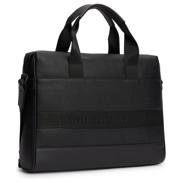 Tommy Hilfiger Modern Monogram Computer Bag - Bolsa para portátil 38.5 cm (black)