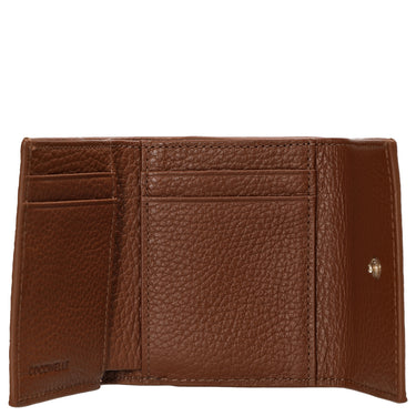 Coccinelle Metallic Soft - Cartera 5cc 9.5 cm (cognac)