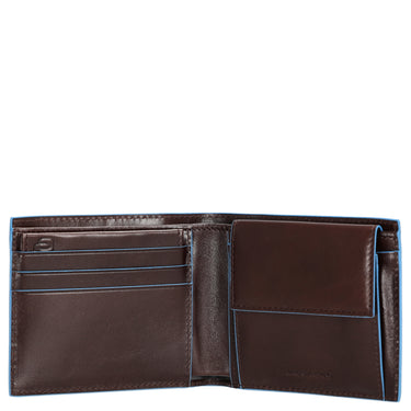 Piquadro Blue Square - Men's Wallet RFID 2cc 11 cm (mahogany)