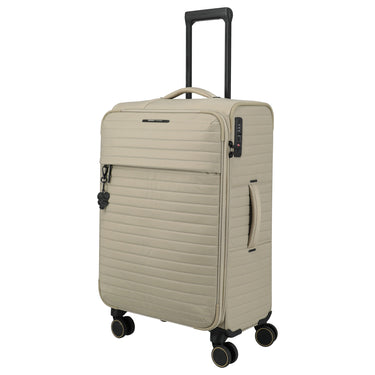 Travelite BARBARA Stepp - 4-Rollen-Trolley M 68 cm erw. (satin nude, 68 cm)