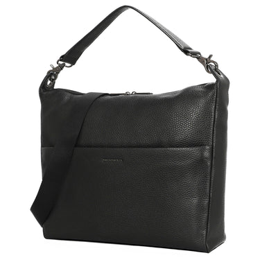 Mandarina Duck Mellow Leather Hobo - Bolso bandolera 33 cm (nero)