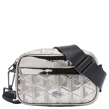 Lacoste The Blend - Sac bandoulière 19 cm (argent noir)