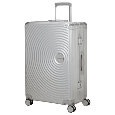 American Tourister Selection Soundbox Alu - 4-Wheel Trolley 77 cm (Color: silver)