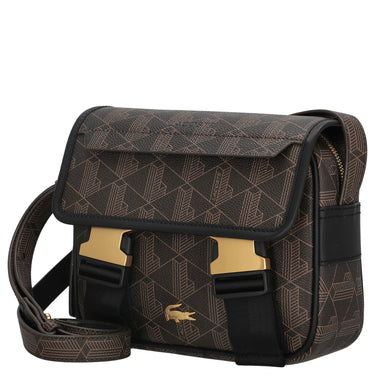 Lacoste The Blend Messenger Bag - Bolso bandolera 21.5 cm (mono slate black shitake)