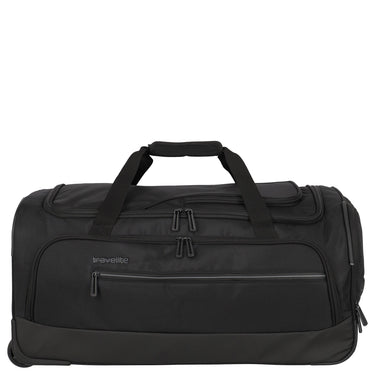 Travelite Crosslite - Bolsa de viaje con 2 ruedas 69 cm (negro)