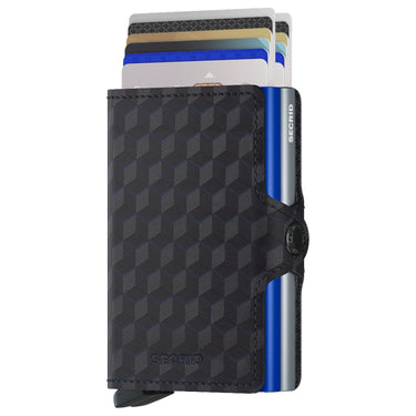 Secrid Optical Twinwallet - Portefeuille 16cc 10 cm RFID (titanium-blue)