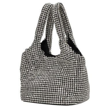 HUGO Women's Liora - Borsa a mano 14 cm (silver)