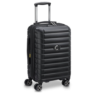 Delsey Paris Shadow 5.0 - Trolley da cabina a 4 ruote USB 55 cm (schwarz)