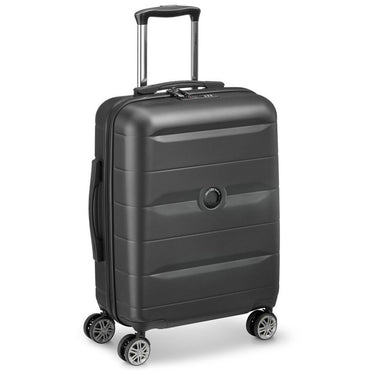 Delsey Paris Comete Plus Slim Line - 4-Rollen-Kabinentrolley 55 cm (schwarz)