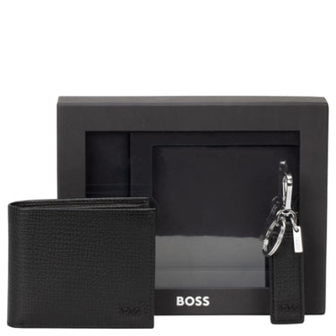 BOSS Men Derwil GB Gift Set - Wallet 4cc and Key Ring 11 cm (black)