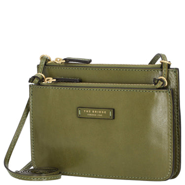 The Bridge Rustici - Bolso de hombro 21 cm (verde fico)