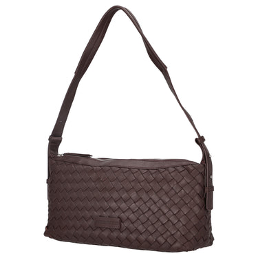 Les Visionnaires Marie Baguette Weave Silky - Schultertasche 38.5 cm (aubergine)