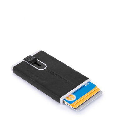 Piquadro Black Square - Credit Card Holder 5cc 10 cm (Color: black)