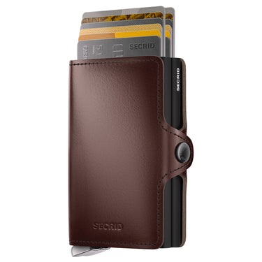 Secrid Dusk Twinwallet - Wallet 6cc 10.2 cm RFID (dark brown+)