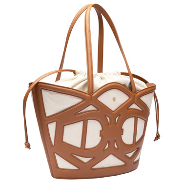 Aigner Azzurra M - Bolso shopper 48 cm (marrón coñac)